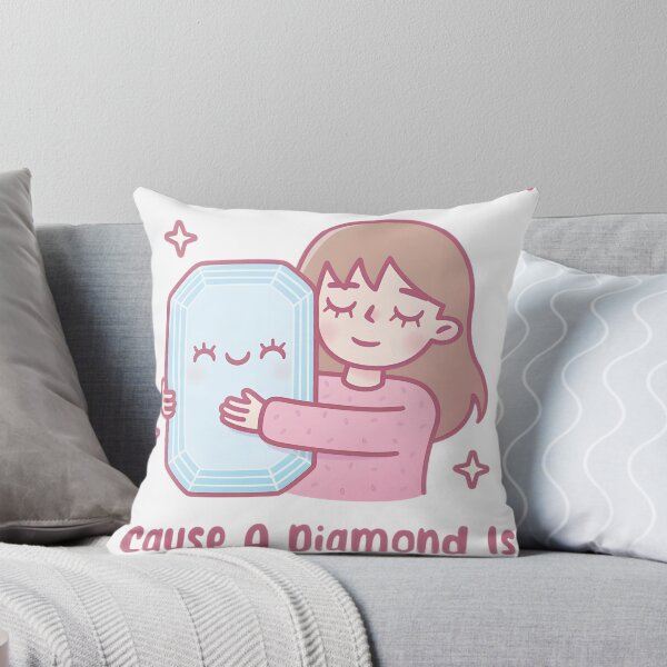 Item preview, You're A Diamond! Sweet Girl Hugging Gemstone - Best Friend Gift designed and sold by SylviaWilliam.