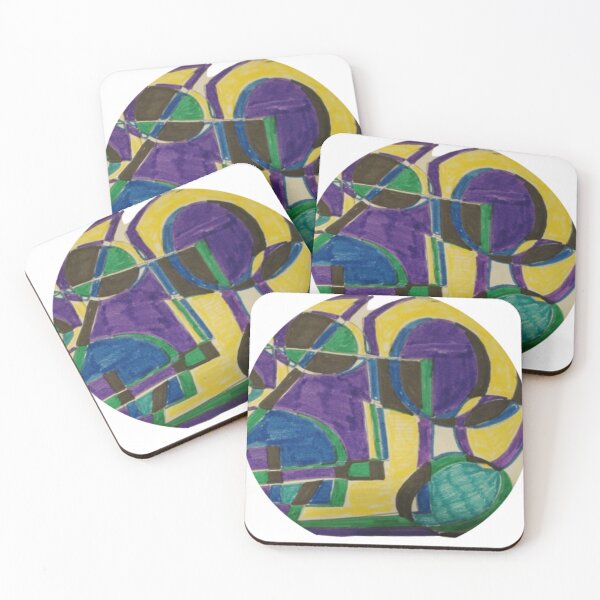 Item preview, Geometric 5 round abstract design designed and sold by SmashingDeals.
