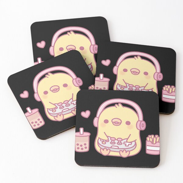 Item preview, Cute Gamer Chick Loves Video Games, Boba & Fries Fun! designed and sold by SylviaWilliam.
