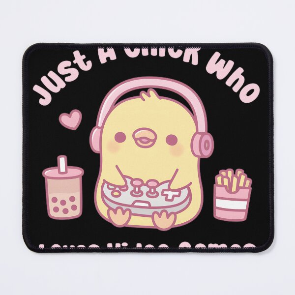 Item preview, Cute Gamer Chick: Just A Chick Who Loves Video Games designed and sold by SylviaWilliam.