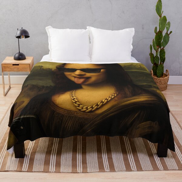 Item preview, cool Mona Lisa sticks out her tongue designed and sold by Mauswohn.