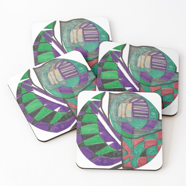 Item preview, geometric 4 round abstract design designed and sold by SmashingDeals.
