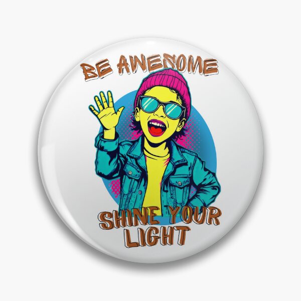 Item preview, Pop Art Character with Pink Dotted Background and Motivational Text designed and sold by SplashTastic.