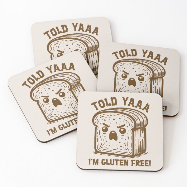 Item preview, Told Yaaa I'm Gluten Free! Gluten Intolerant Angry Bread designed and sold by KLArtzStore.