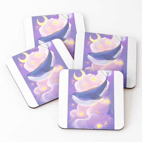 Item preview, Lunababy : chilling whale on clouds designed and sold by LunaBaby-Art.