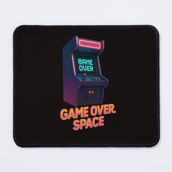 Item preview, Game Over, Space – Retro 3D Arcade Machine Design designed and sold by Tadeusz1.