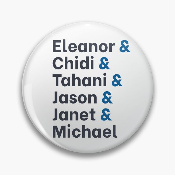 Item preview, The Good Place TV Show Character Icons Merch designed and sold by heyhuecreatives.