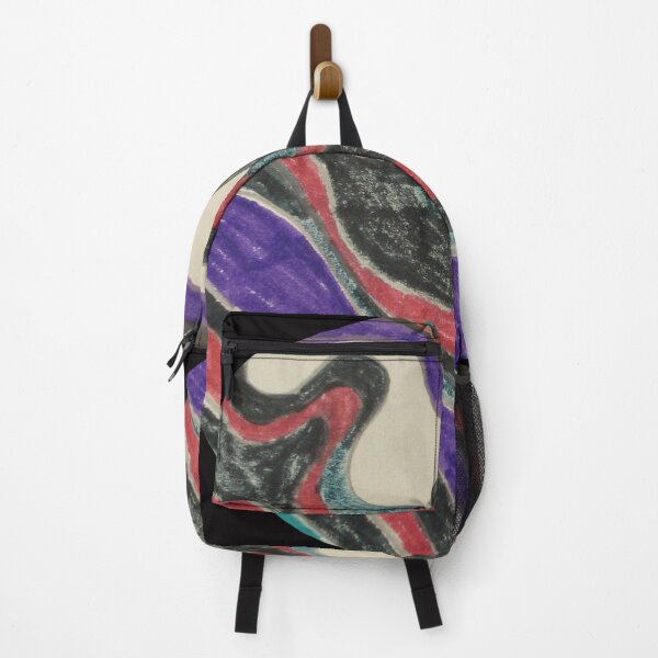 Item preview, split color waves round abstract design designed and sold by SmashingDeals.