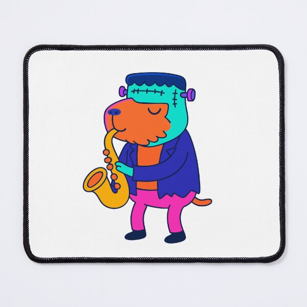 Item preview, Frankenstein Capybara Saxophone designed and sold by RHADMAS.