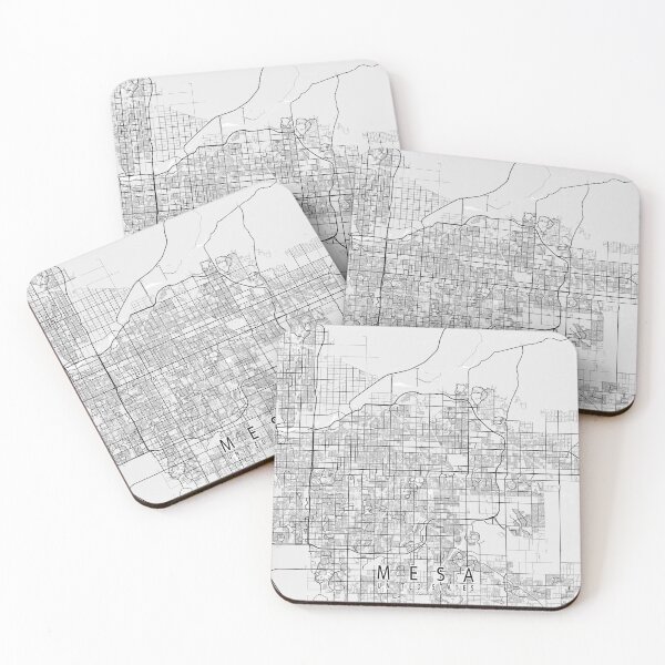 Item preview, Mesa City Map of Arizona, USA - Light designed and sold by deMAP.