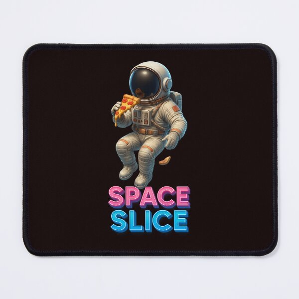 Item preview, Space Slice – 3D Astronaut Eating Pizza Design designed and sold by Tadeusz1.