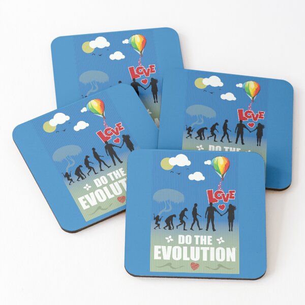 Item preview, Love Do the Evolution – Romantic Evolutionary Heart Art for Couples & Dreamers designed and sold by DreamFlux.