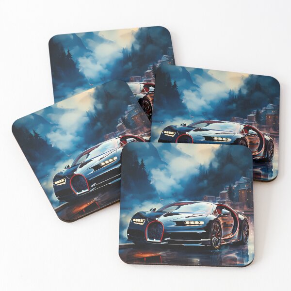 Item preview, Surreal Twilight Landscape Surrounds A Powerful And Sleek Car designed and sold by RevUpDesign.