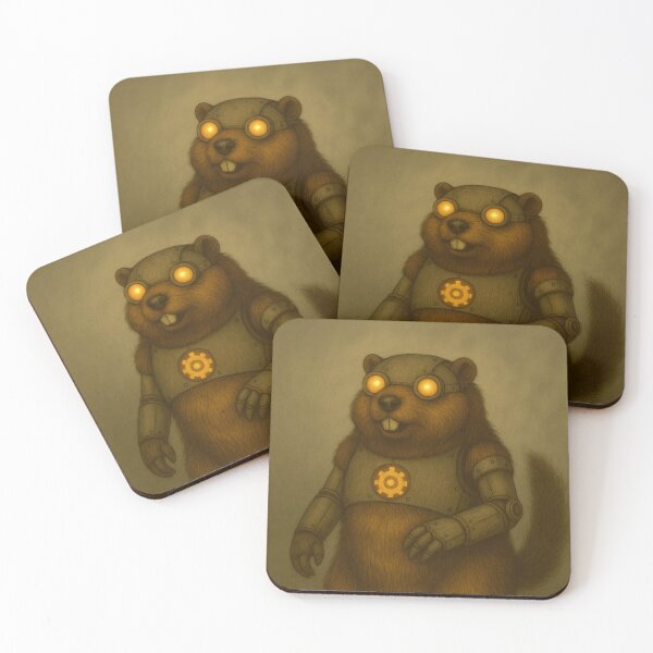 Item preview, Cyber Marmot Hybrid – Futuristic Robot Marmot Chimera designed and sold by AnotherMarmot.