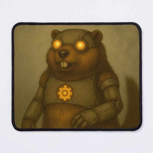 Item preview, Cyber Marmot Hybrid – Futuristic Robot Marmot Chimera designed and sold by AnotherMarmot.