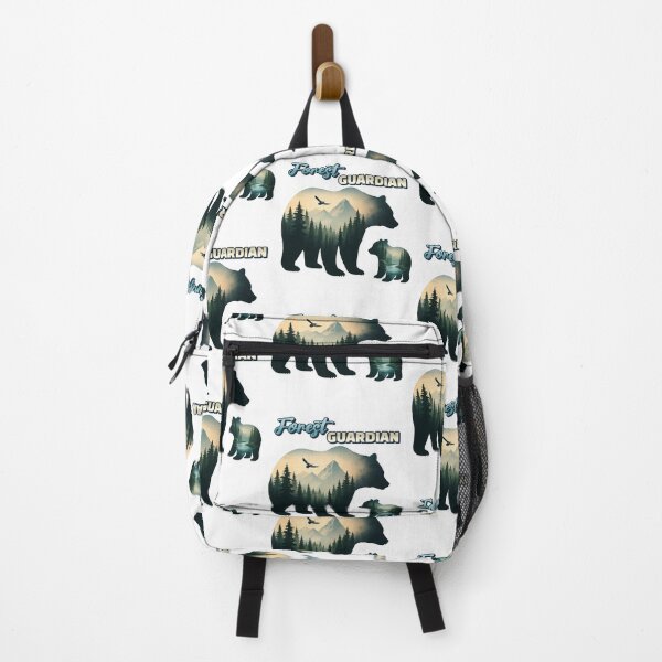 Item preview, "Forest Guardian" Mother Bear and Cub with Mountain Double Exposure designed and sold by NSB-Design.