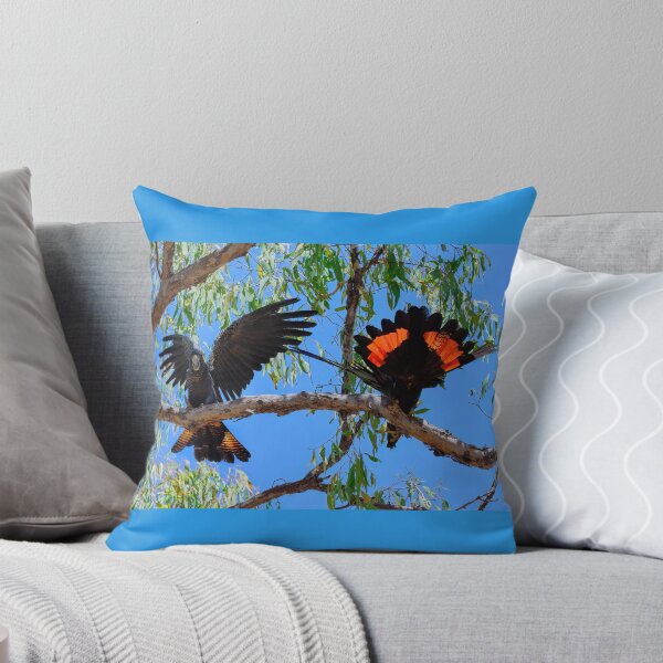 Item preview, Red-Tailed Black Cockatoos - Birds in Australia Flirting Pair designed and sold by Adam Gormley.