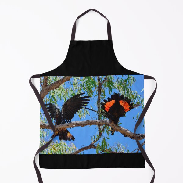 Item preview, Red-Tailed Black Cockatoos - Birds in Australia Flirting Pair designed and sold by Adam Gormley.