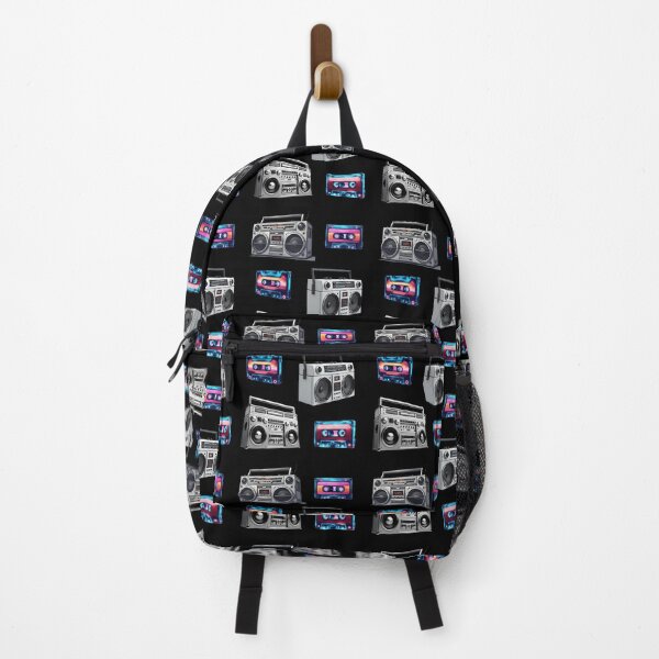Item preview, Retro Boombox & Cassette Tape - 80s Vaporwave Music Aesthetic, Vintage Hip Hop Design designed and sold by WHITE FLAME PRINTS.