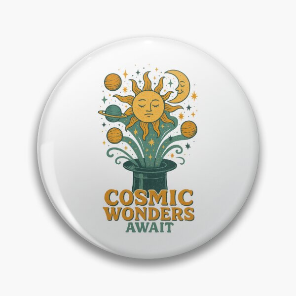 Artikelvorschau, Kosmische Wunder erwarten Sie – Mystischer himmlischer Zauberhut im Vintage-Design entworfen und verkauft von inkoutninja.