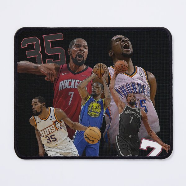 Item preview, KD Through the Years: Kevin Durant NBA Jersey Collage designed and sold by Quadghouls.
