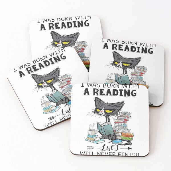 Item preview, Book Shirt, I Was Born With A Reading List I Will Never Finish designed and sold by palatablesold.
