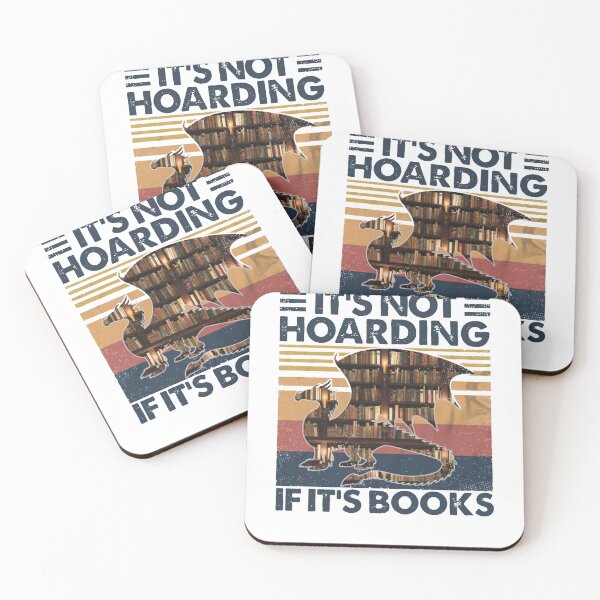 Item preview, Books Dragon It’s Not Hoarding If It’s Books Vintage designed and sold by palatablesold.