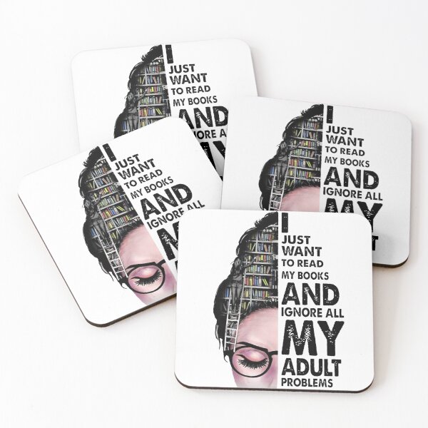 Item preview, Chica de libros, solo quiero leer mis libros e ignorar todos mis problemas de adulta. designed and sold by palatablesold.