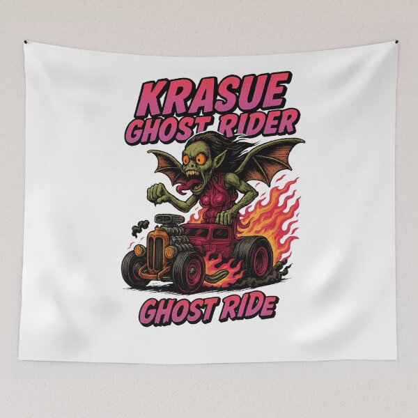 Item preview, Krasue Ghost Rider – Thai Floating Head Hot Rod designed and sold by Siamcatshop.