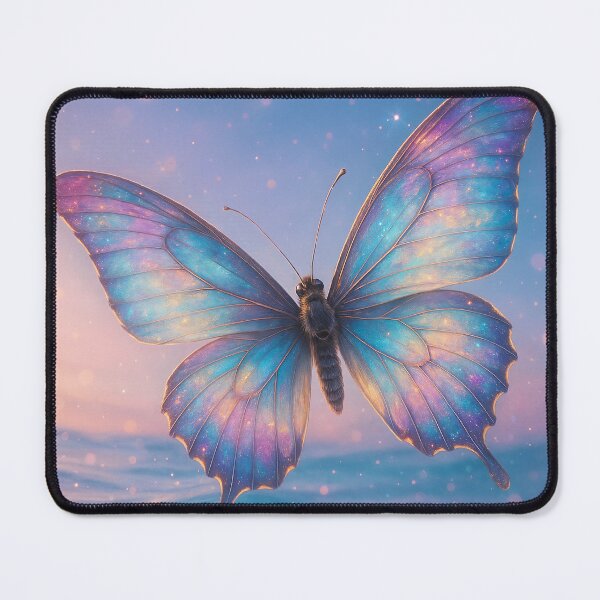 Item preview, Galaxy Butterfly – Cosmic Wings in Blue and Purple Skies designed and sold by Zee's Whimsical Wonders.