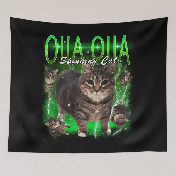 Item preview, Spinning Cat Oiia Oiia Electric Funny Meme Cat designed and sold by BradElam.
