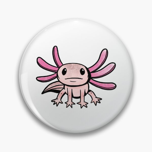 Aperçu de l'œuvre Axolotl rose mignon créée et vendue par jsosdesign.