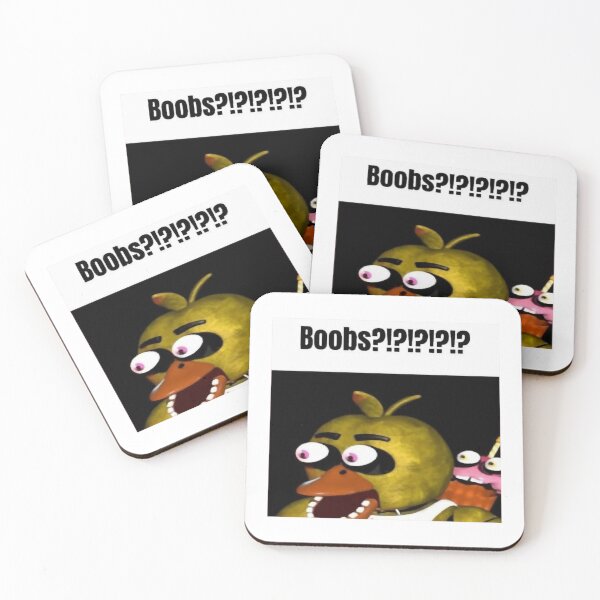 Aperçu de l'œuvre Mème Fnaf Chica Boobs créée et vendue par BradElam.