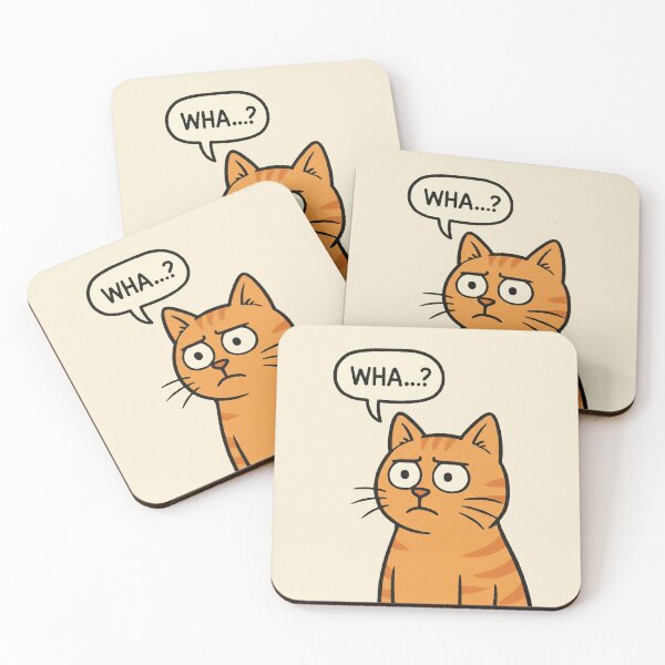 Item preview, Confused Cat - Wha...? designed and sold by KAYJAY DESIGNS.