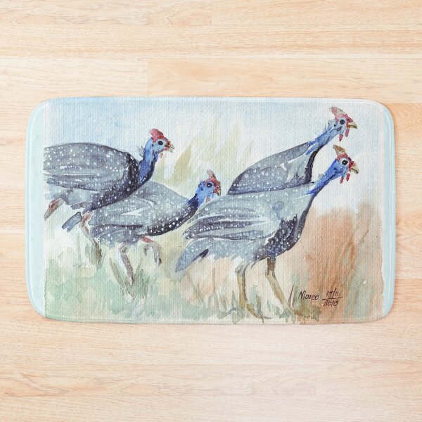 Item preview, Guinea fowl in my garden designed and sold by Maree Clarkson .