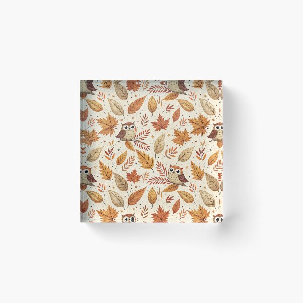 Item preview, A cutesy seamless pattern for fall designed and sold by Merrylands Artshop.