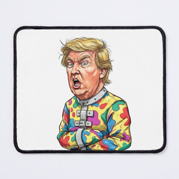 Item preview, Donald Trump with a collectible straitjacket designed and sold by DibuHumor.