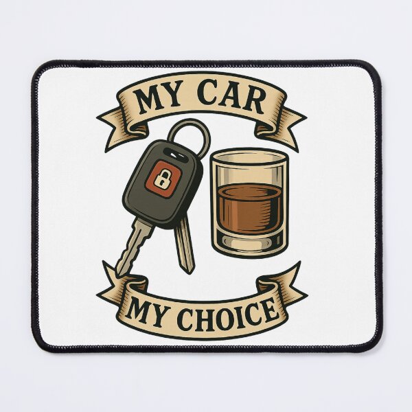 Item preview, My Car My Choice Retro Vintage Tattoo designed and sold by NovivoPrints.