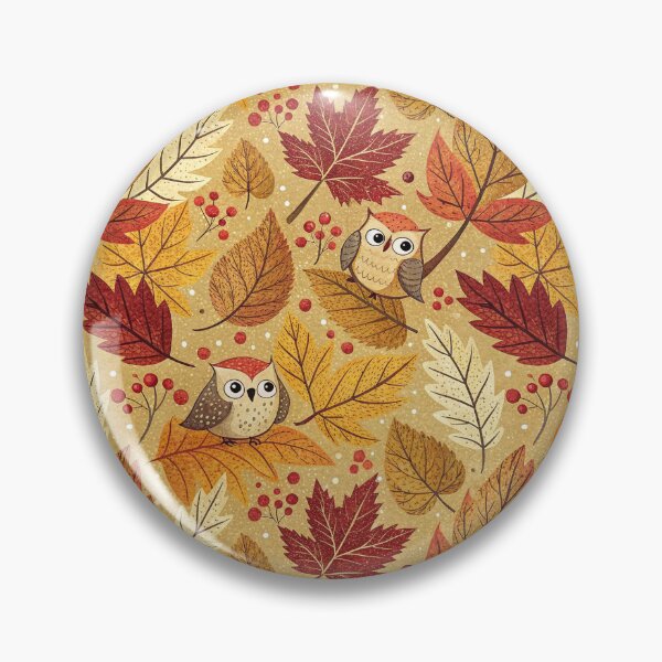 Item preview, A cutesy seamless pattern for autumn designed and sold by Merrylands Artshop.