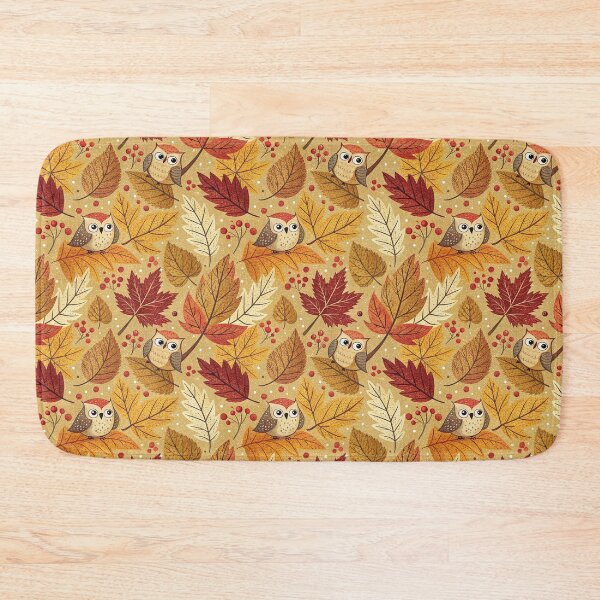 Item preview, A cutesy seamless pattern for autumn designed and sold by Merrylands Artshop.