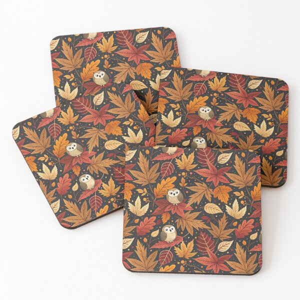 Item preview, A cute and cozy seamless pattern for autumn designed and sold by Merrylands Artshop.