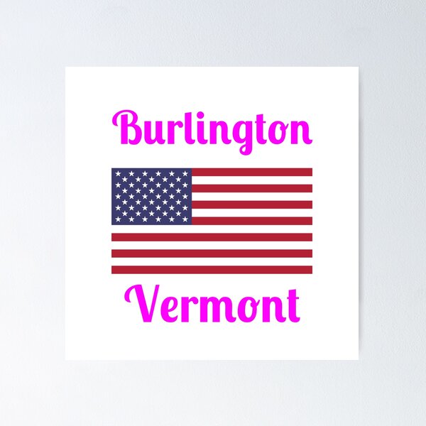 Item preview, Burlington Vermont - Stylish Prints, designed and sold by Fleetwood1994.