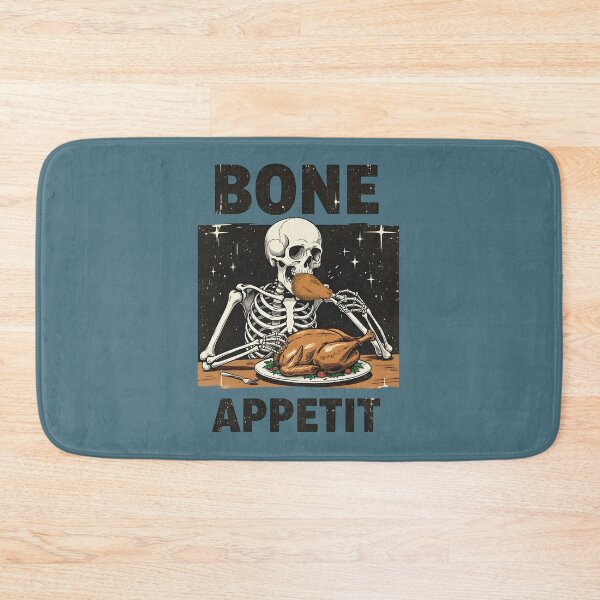 Item preview, Thanksgiving Skeleton Bone Appetit designed and sold by CreepyCornerArt.