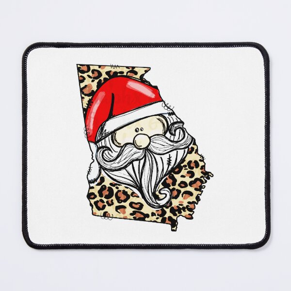 Item preview, Christmas Santa With Georgia Leopard Map designed and sold by palatablesold.