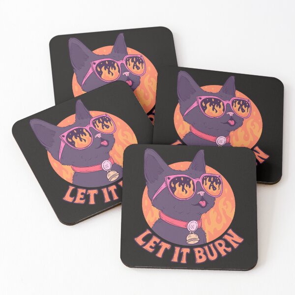 Item preview, Let It Burn Chaos Cat Meme designed and sold by EriBoon6.