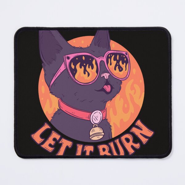 Item preview, Let It Burn Chaos Cat Meme designed and sold by EriBoon6.