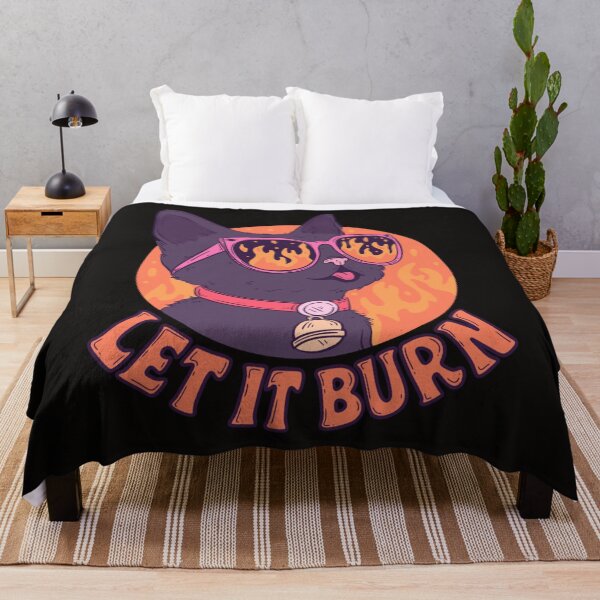 Item preview, Let It Burn Chaos Cat Meme designed and sold by EriBoon6.