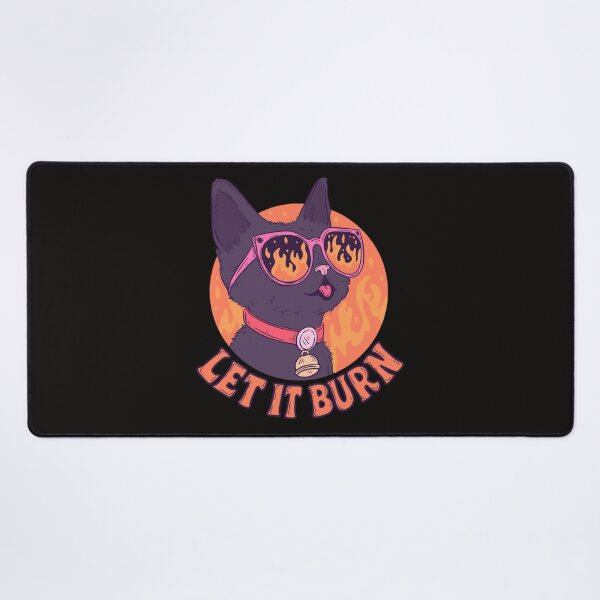 Item preview, Let It Burn Chaos Cat Meme designed and sold by EriBoon6.
