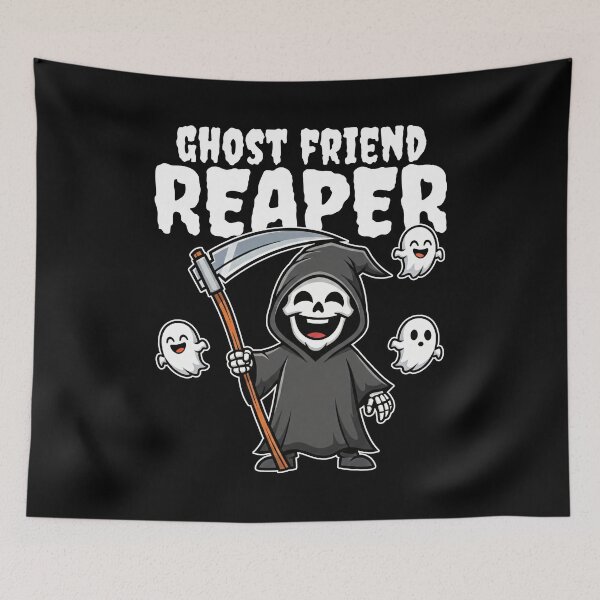 Item preview, GHOST FRIEND REAPER - GRIM REAPER HALLOWEEN designed and sold by KEF Custom.