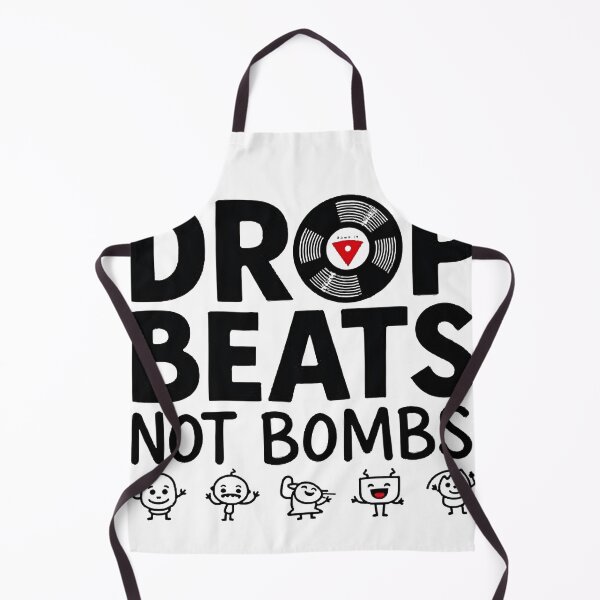 Item preview, Drop Beats Not Bombs Cute Mascot designed and sold by Nest & Thread.